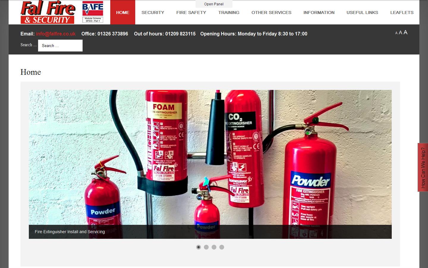 Fal Fire & Security Website