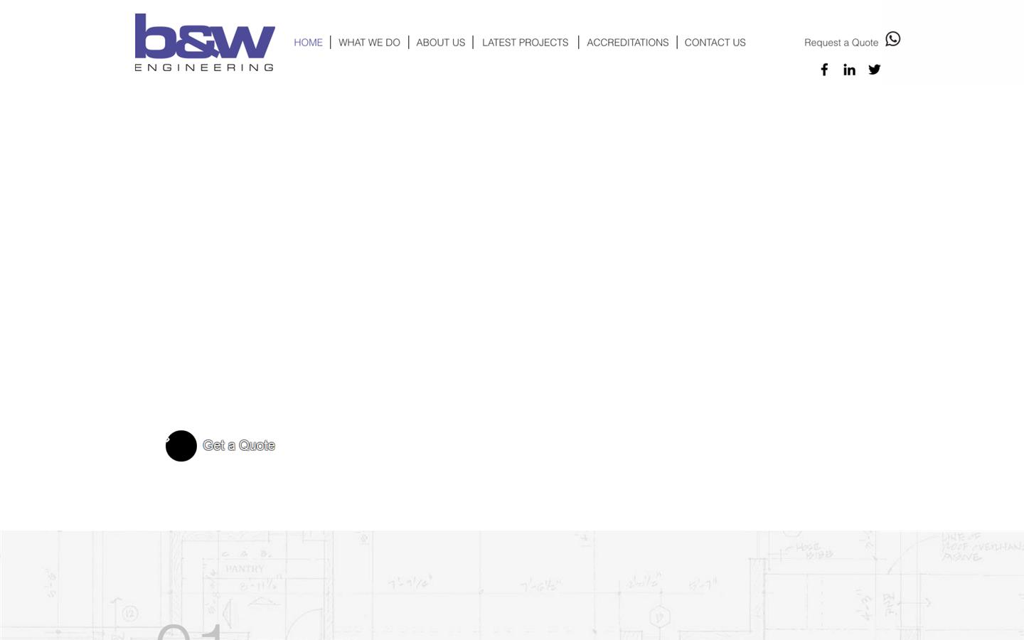 B & W Engineering Services Ltd Website