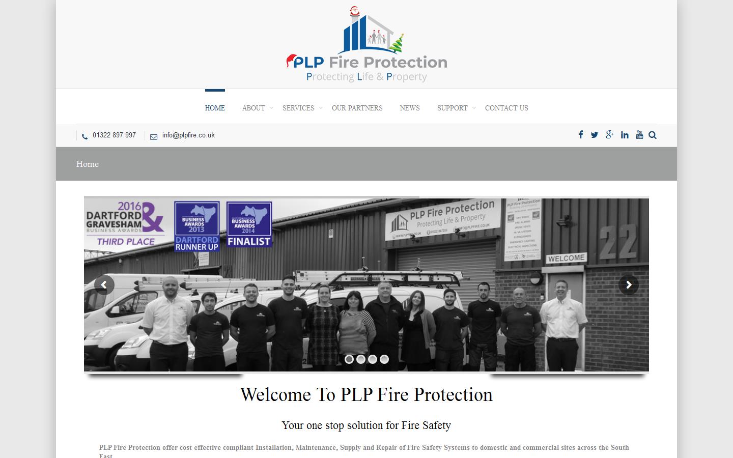 PLP Fire & Security Website