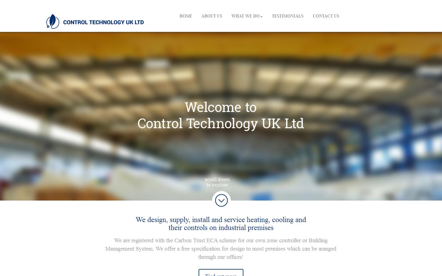 Control Technology UK Ltd Website