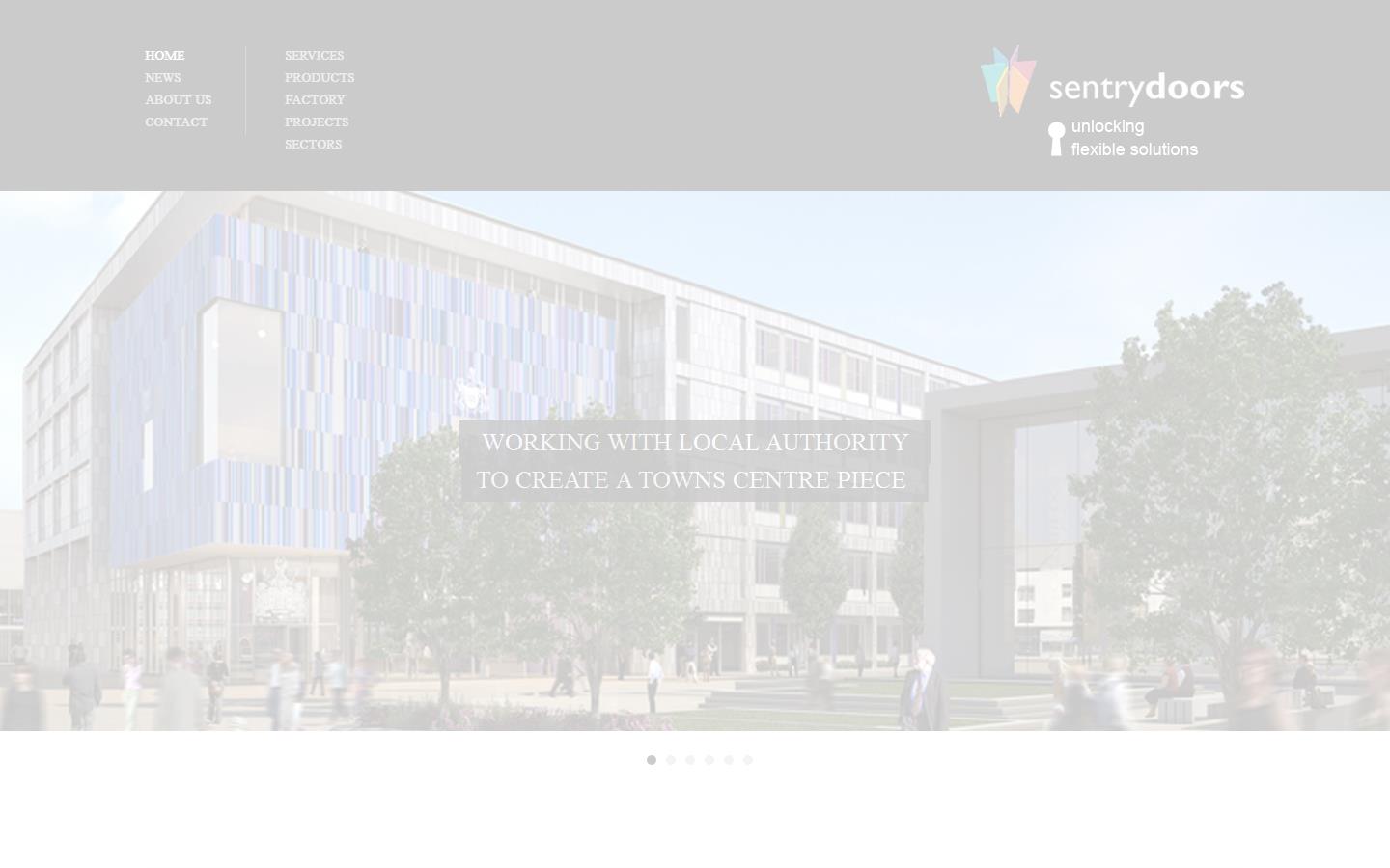 Sentry Doors Website