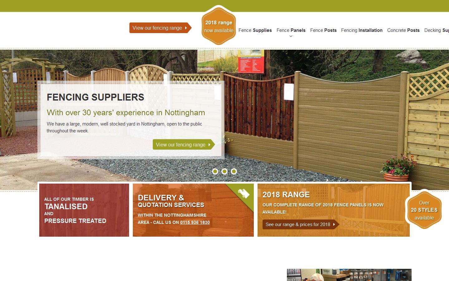 Barnard Fencing Ltd Website
