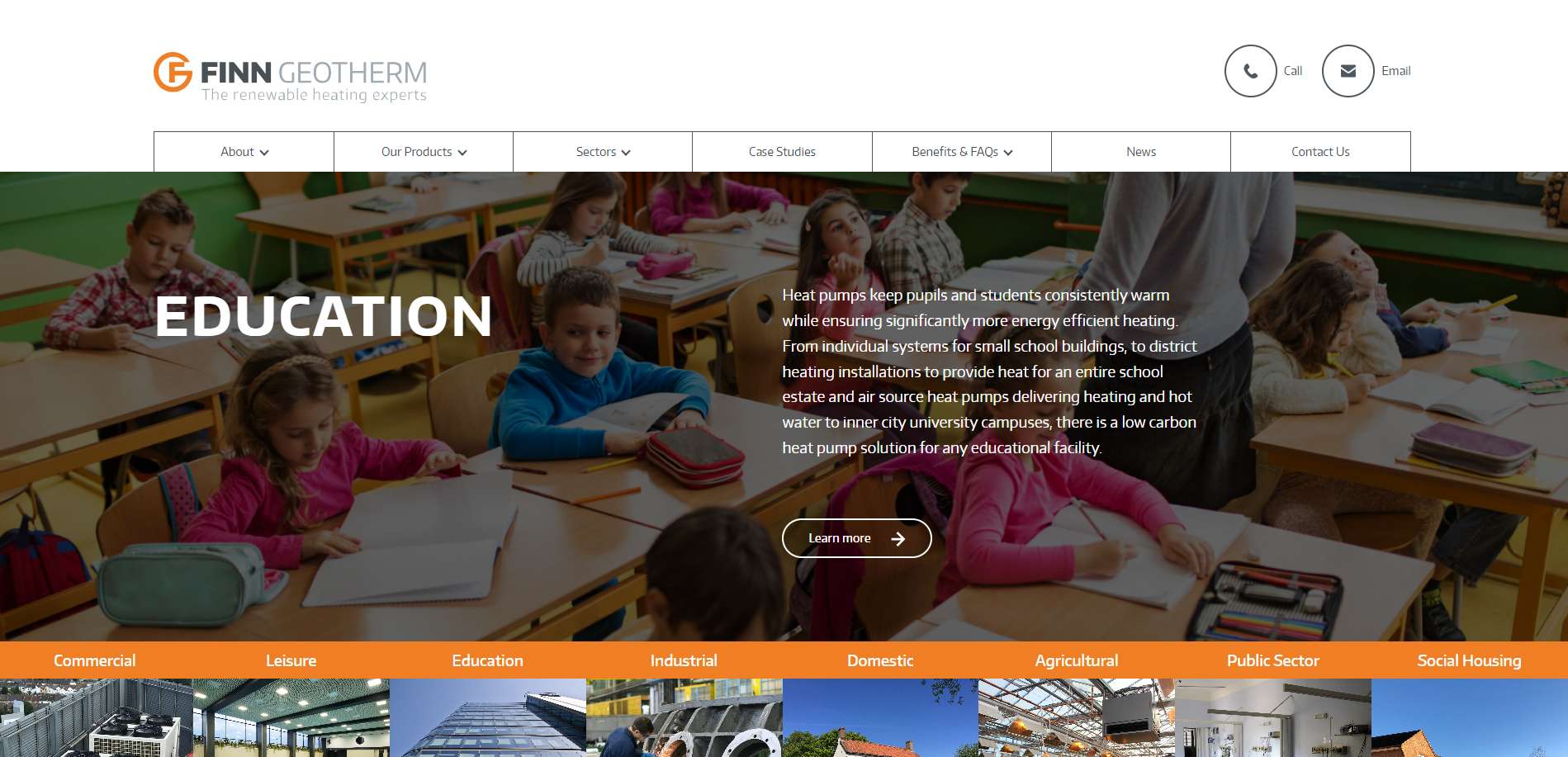 Finn Geotherm Website