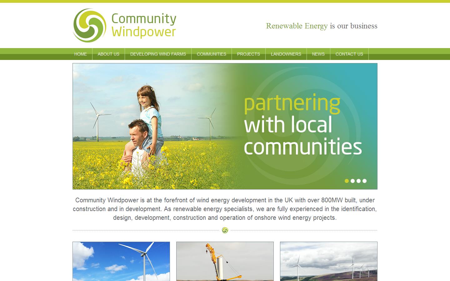 Community Windpower Website