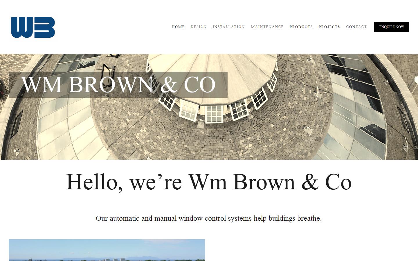 W M Brown Co. Ltd Website