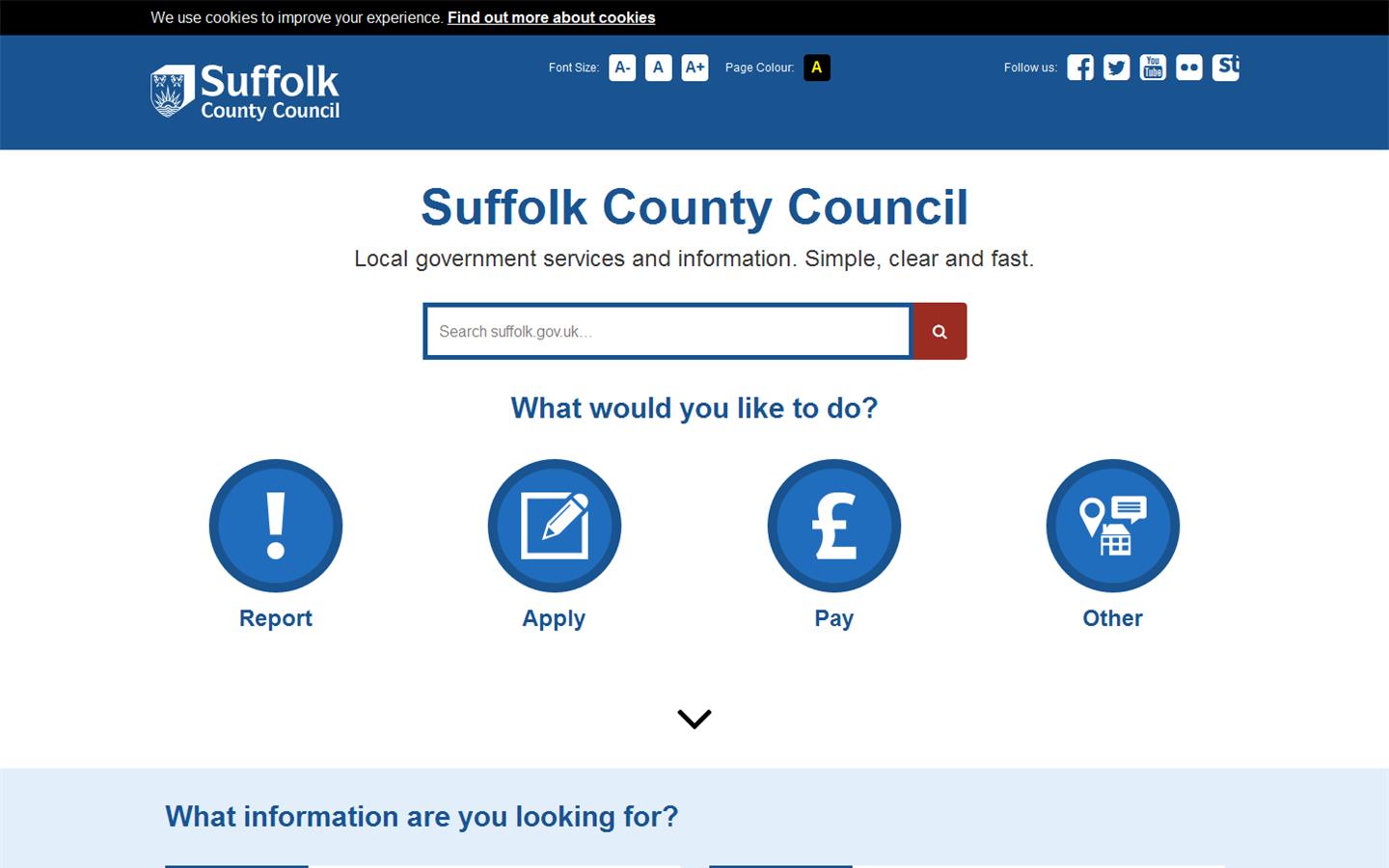 Suffolk County Council - Highways Dept Website