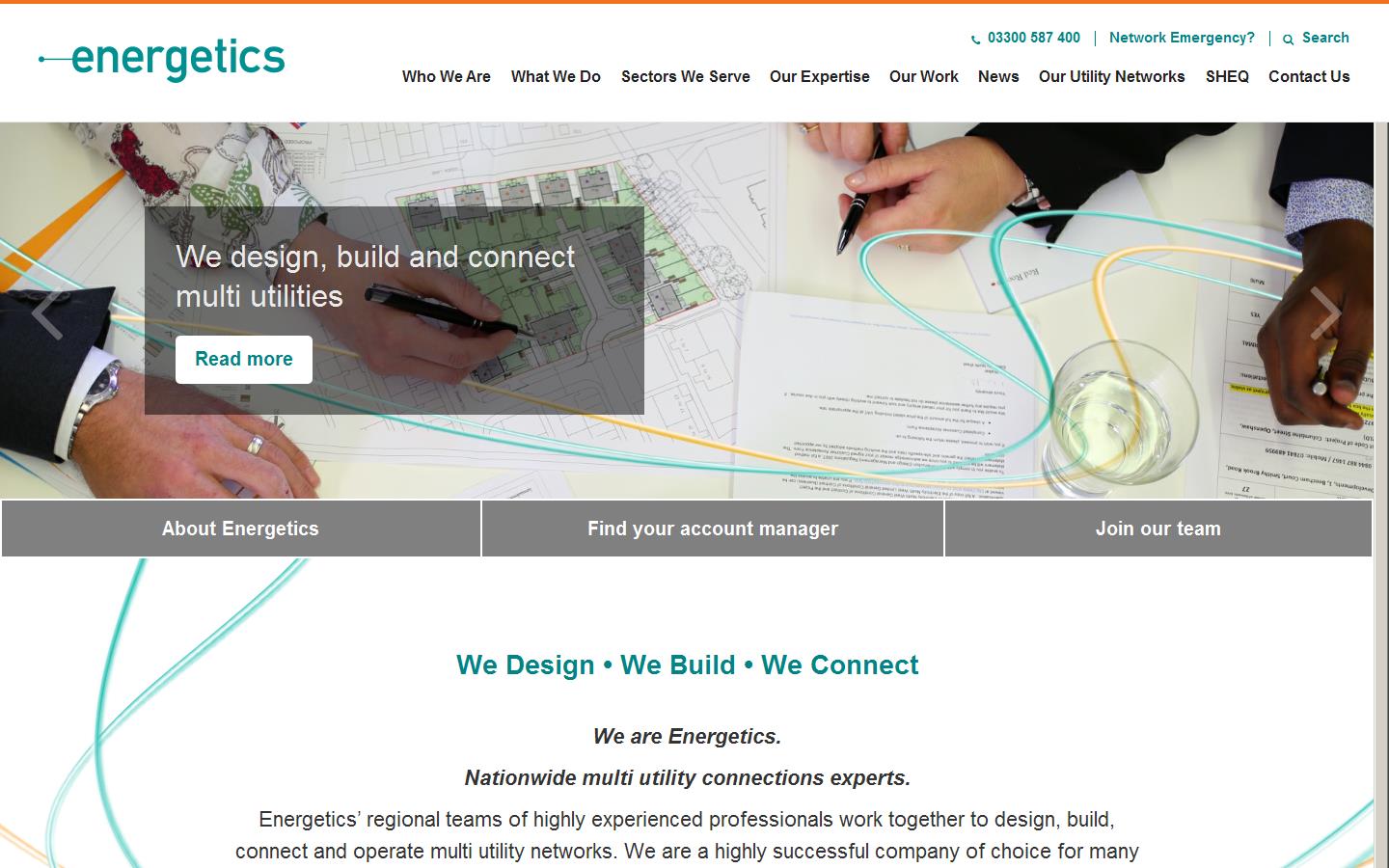 Energetics Networked Design & Build Website