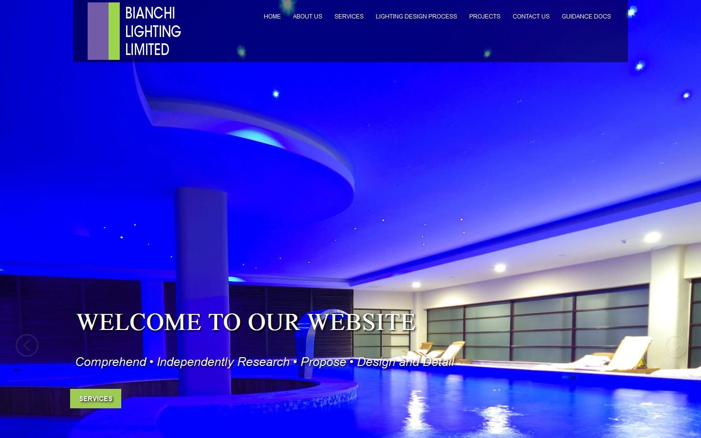 Bianchi Lighting Ltd Website