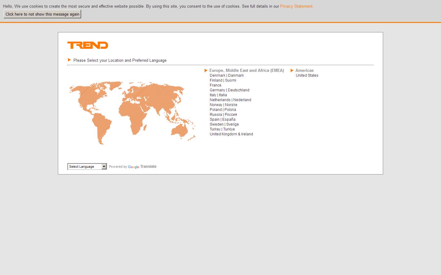 Trend Control Systems Ltd Website