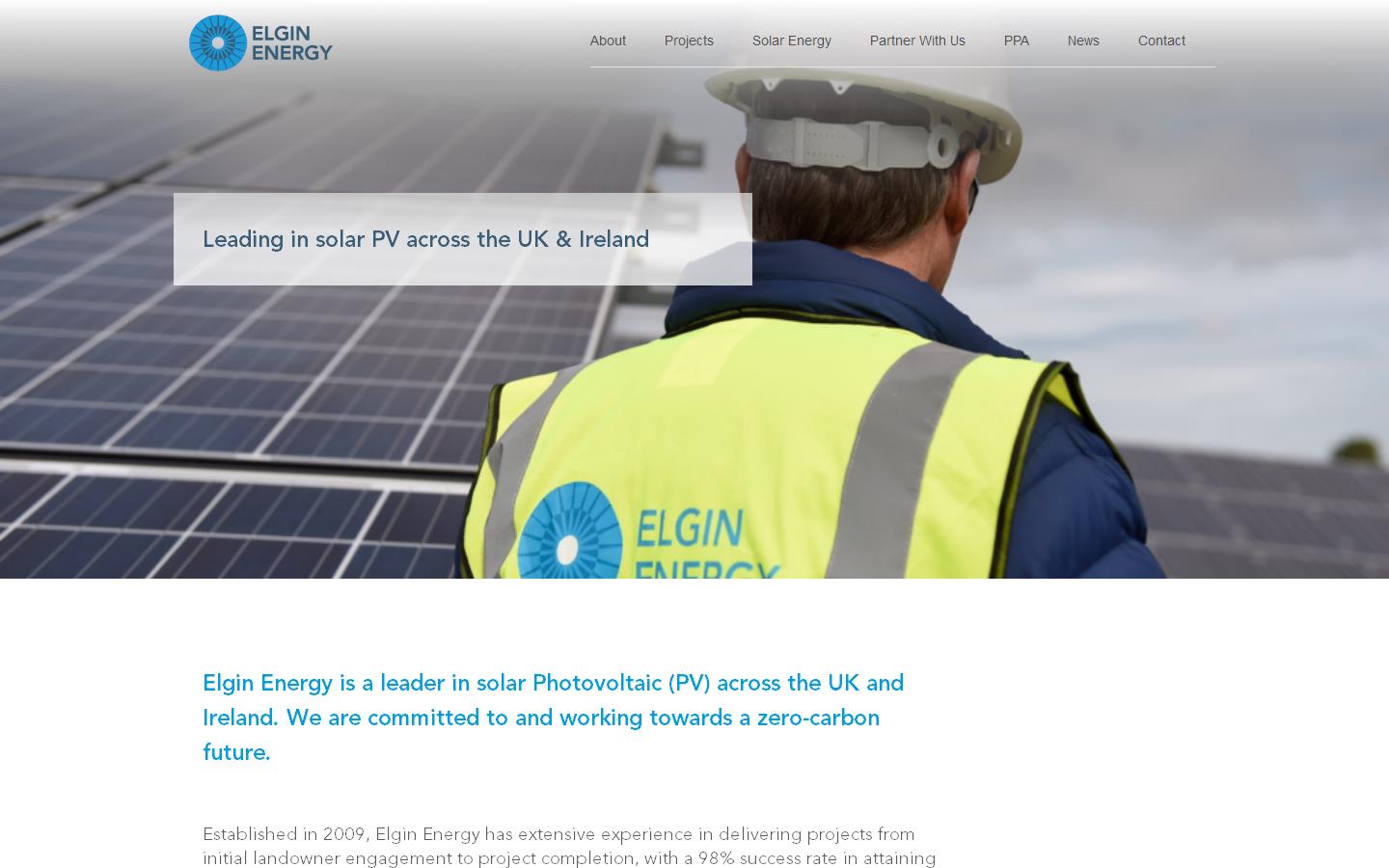 Elgin Energy Website