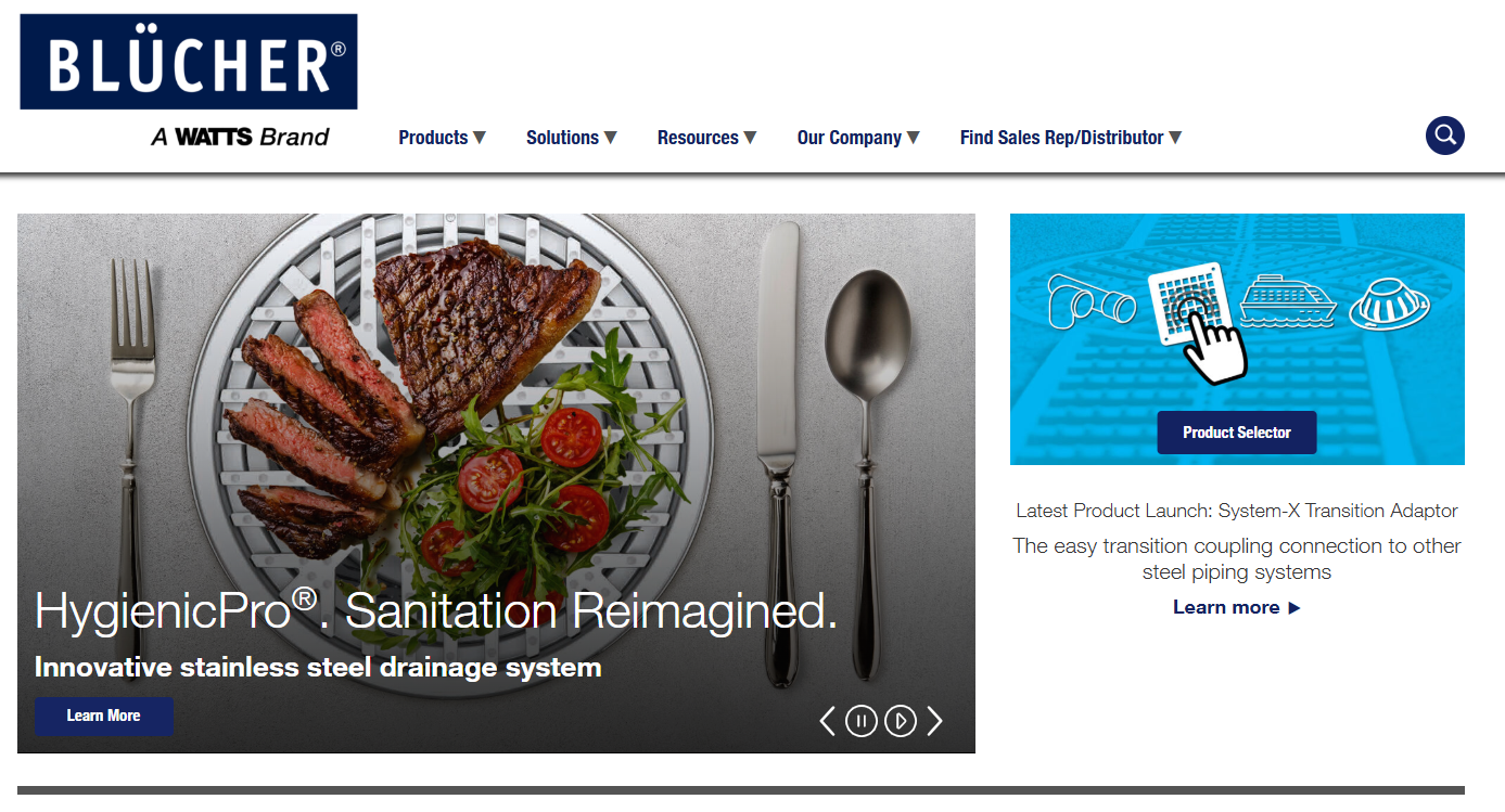 Blucher UK Ltd Website