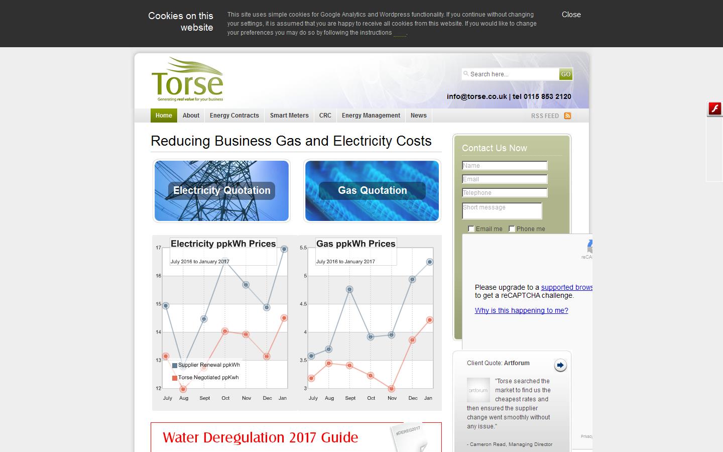 Torse Ltd Website