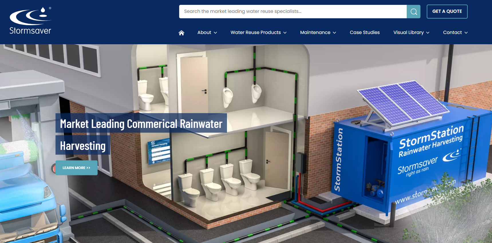 Stormsaver Ltd Website