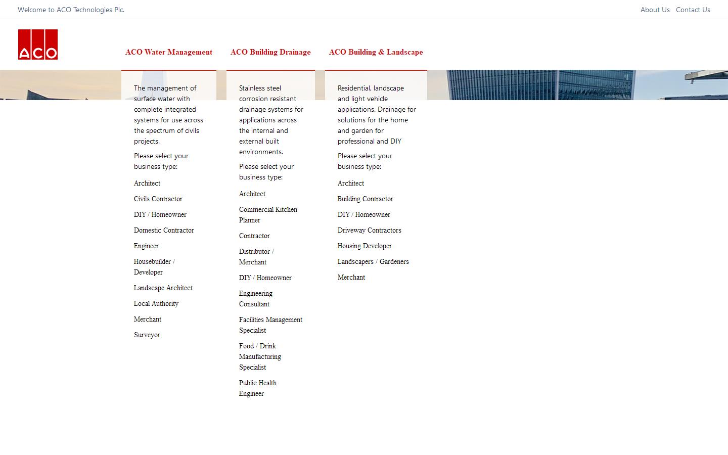 A C O Technologies P.L.C Website