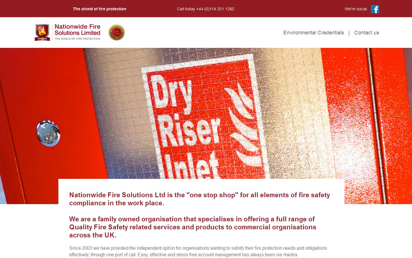 Nationwide Fire Solutions Ltd Website