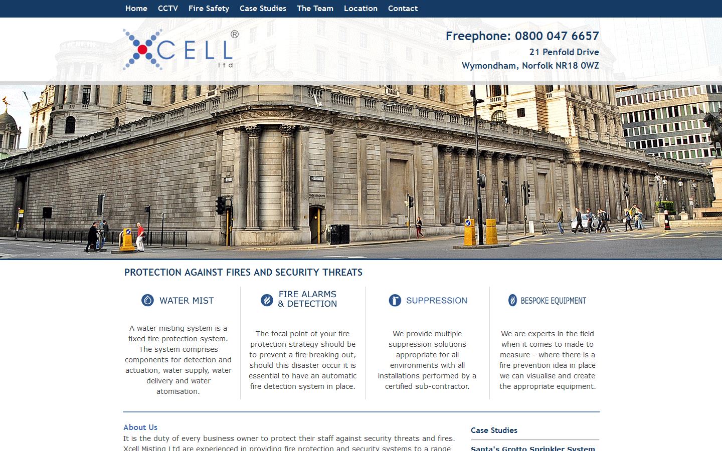 Xcell Misting Ltd Website