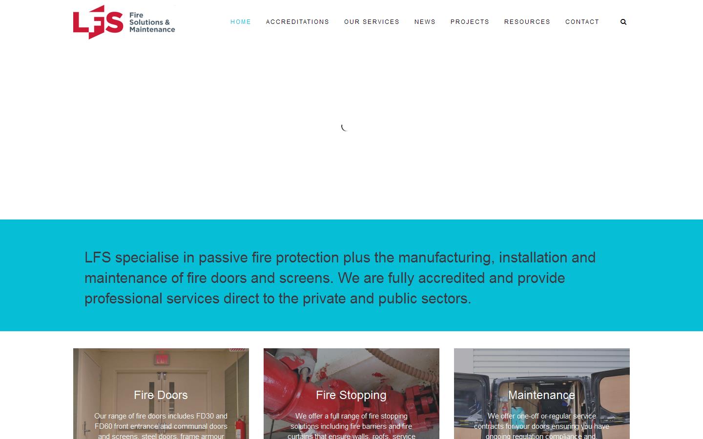 London Fire Solutions Website