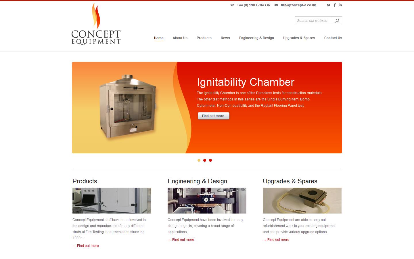 Concept Equipment Website