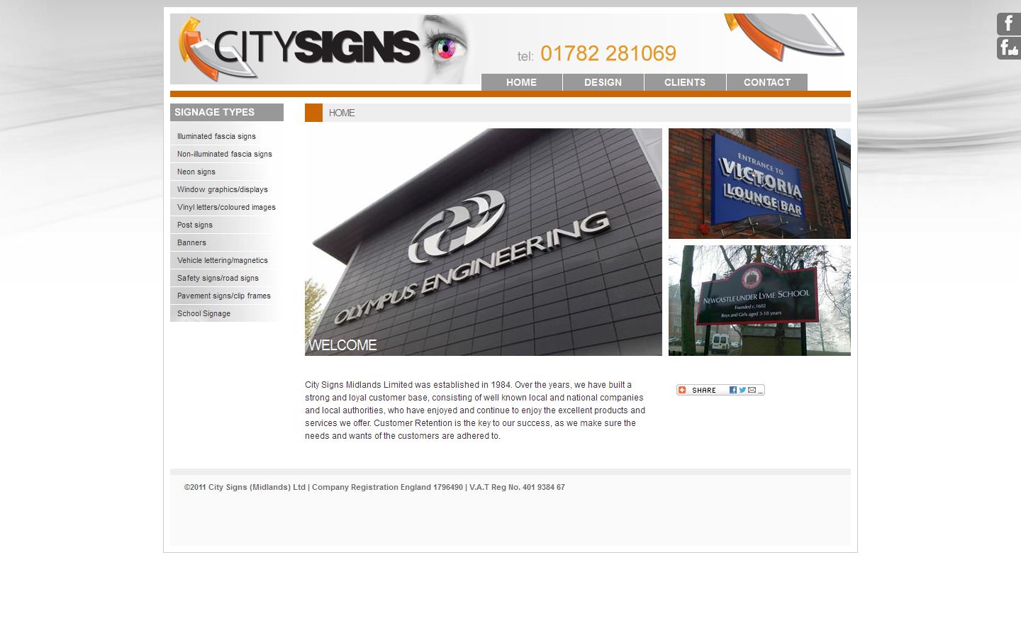 City Signs Website