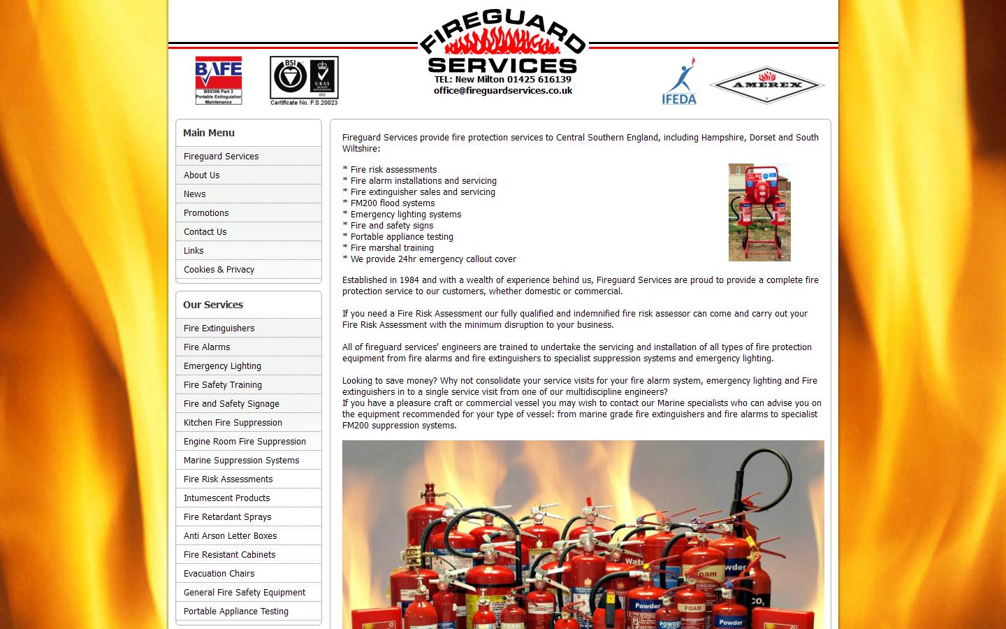 Fireguard Services Website