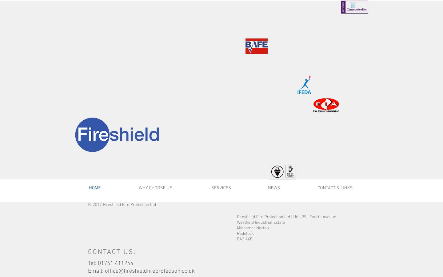 Fireshield Fire Protection Ltd Website