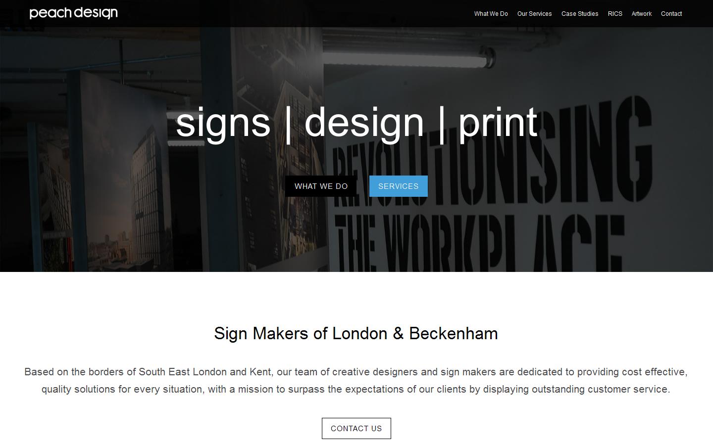 Peach Design Website