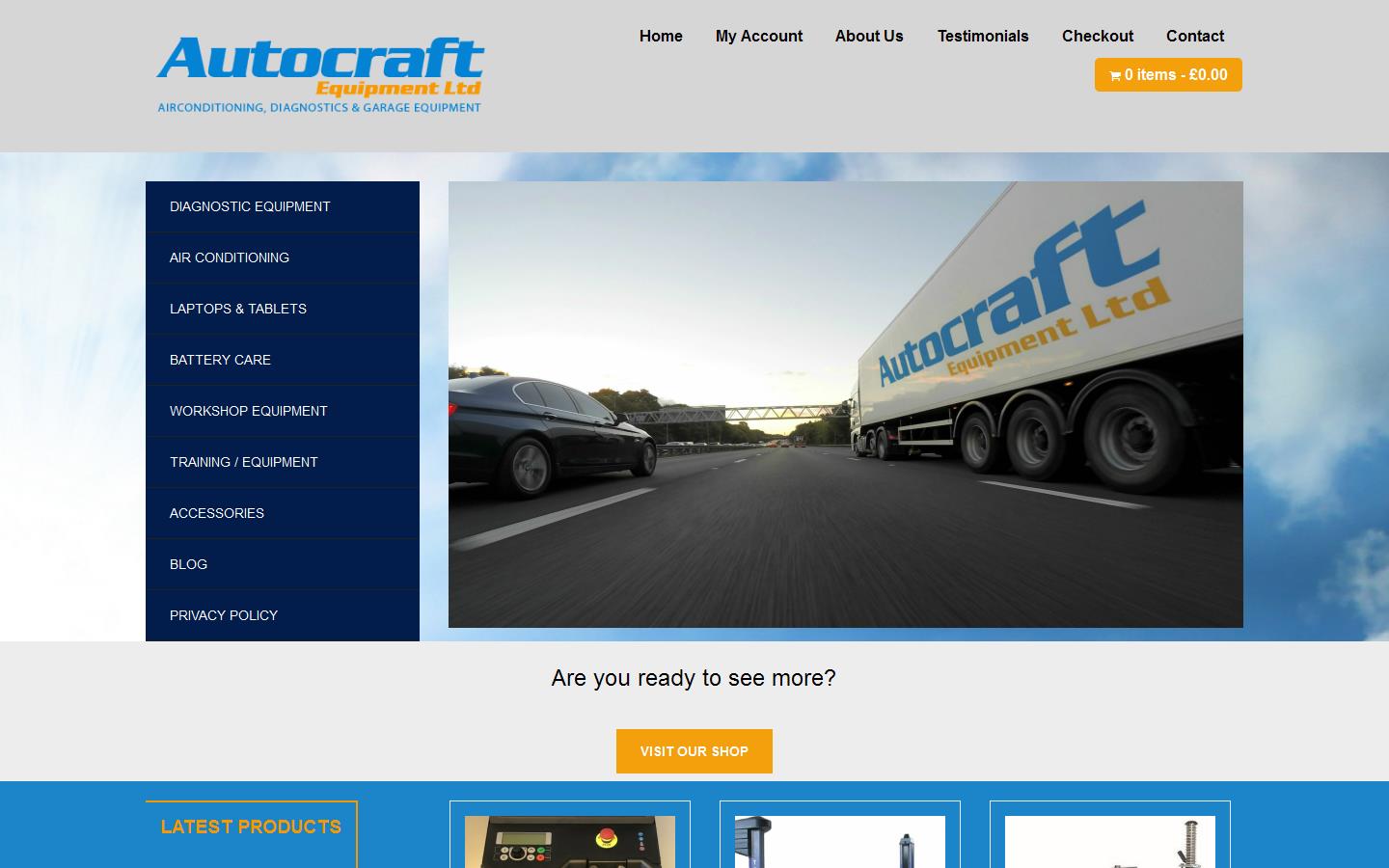 Autocraft Equipment Ltd Website