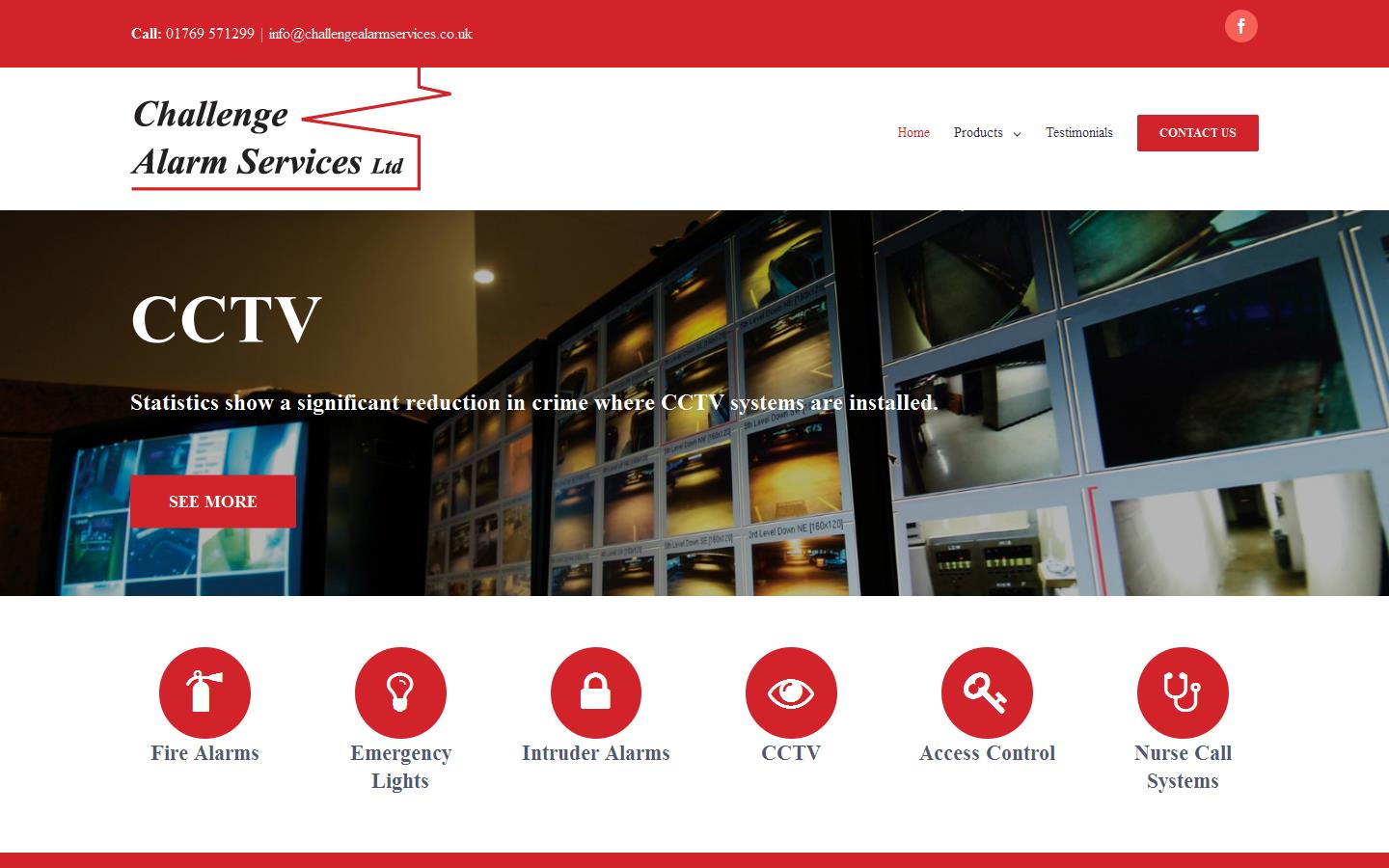 Challenge Alarm Services Ltd Website