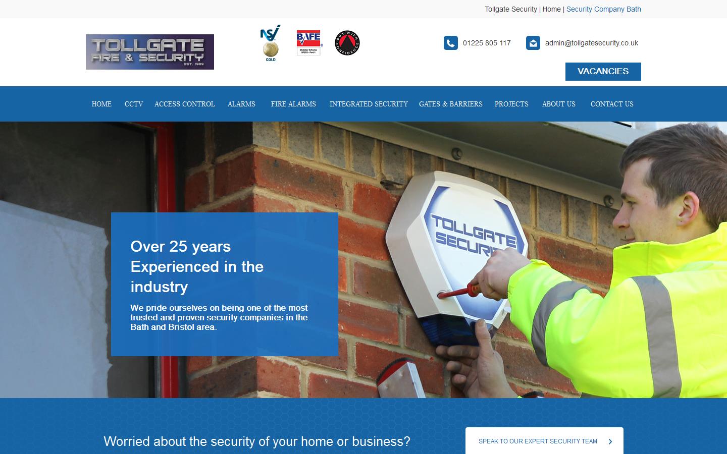 Tollgate Security Ltd Website