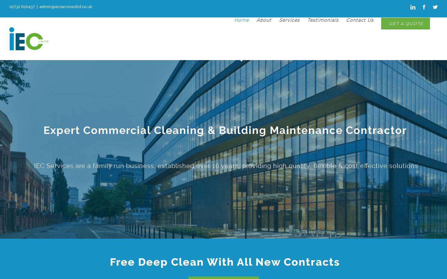 I E C Services Ltd Website