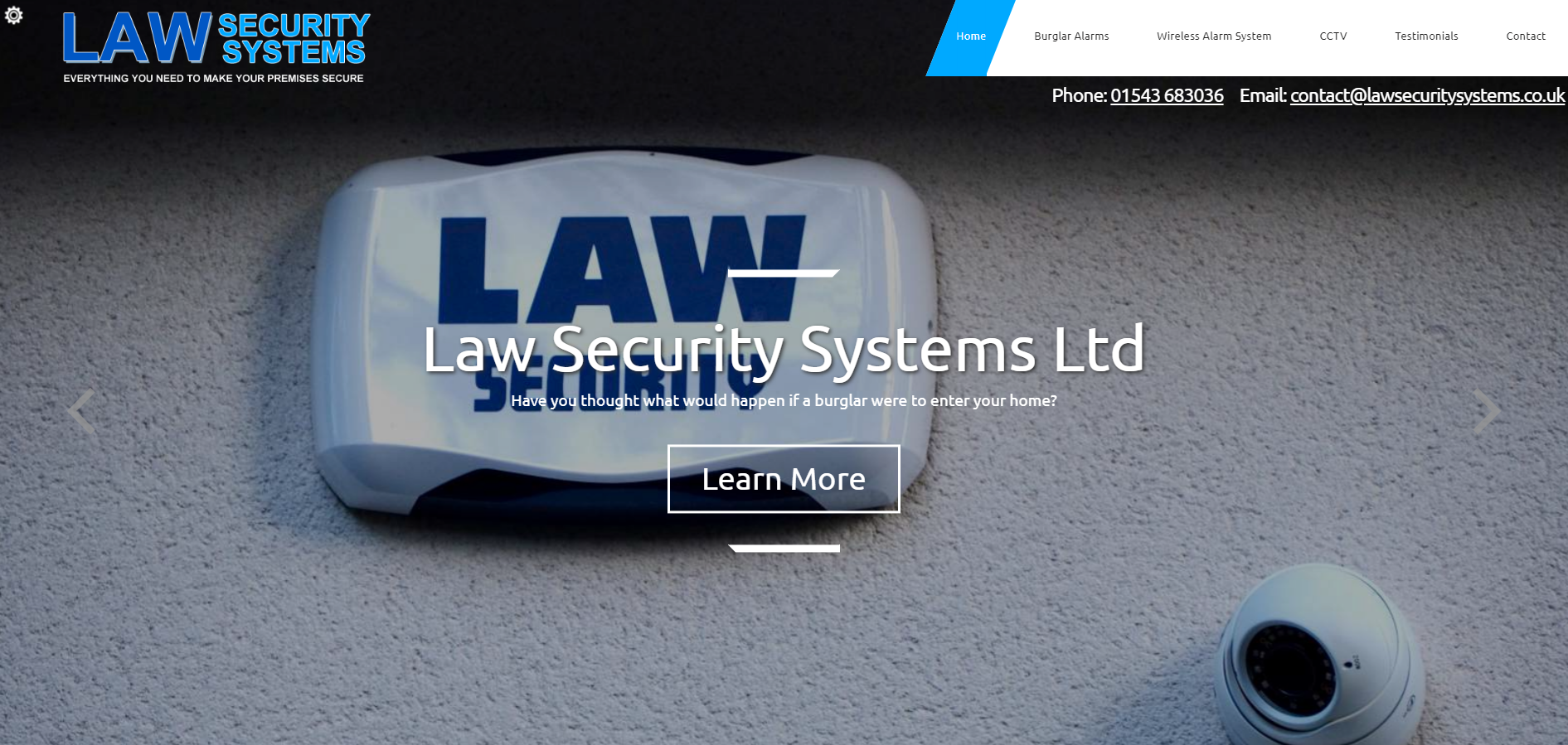 Law Security Systems Website