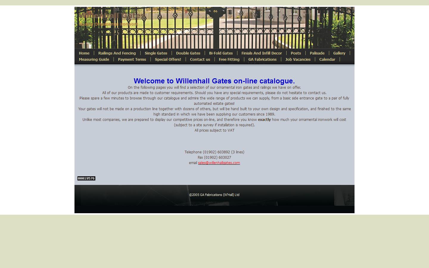 Ga Fabrications Ltd T As Willenhall Gates Website