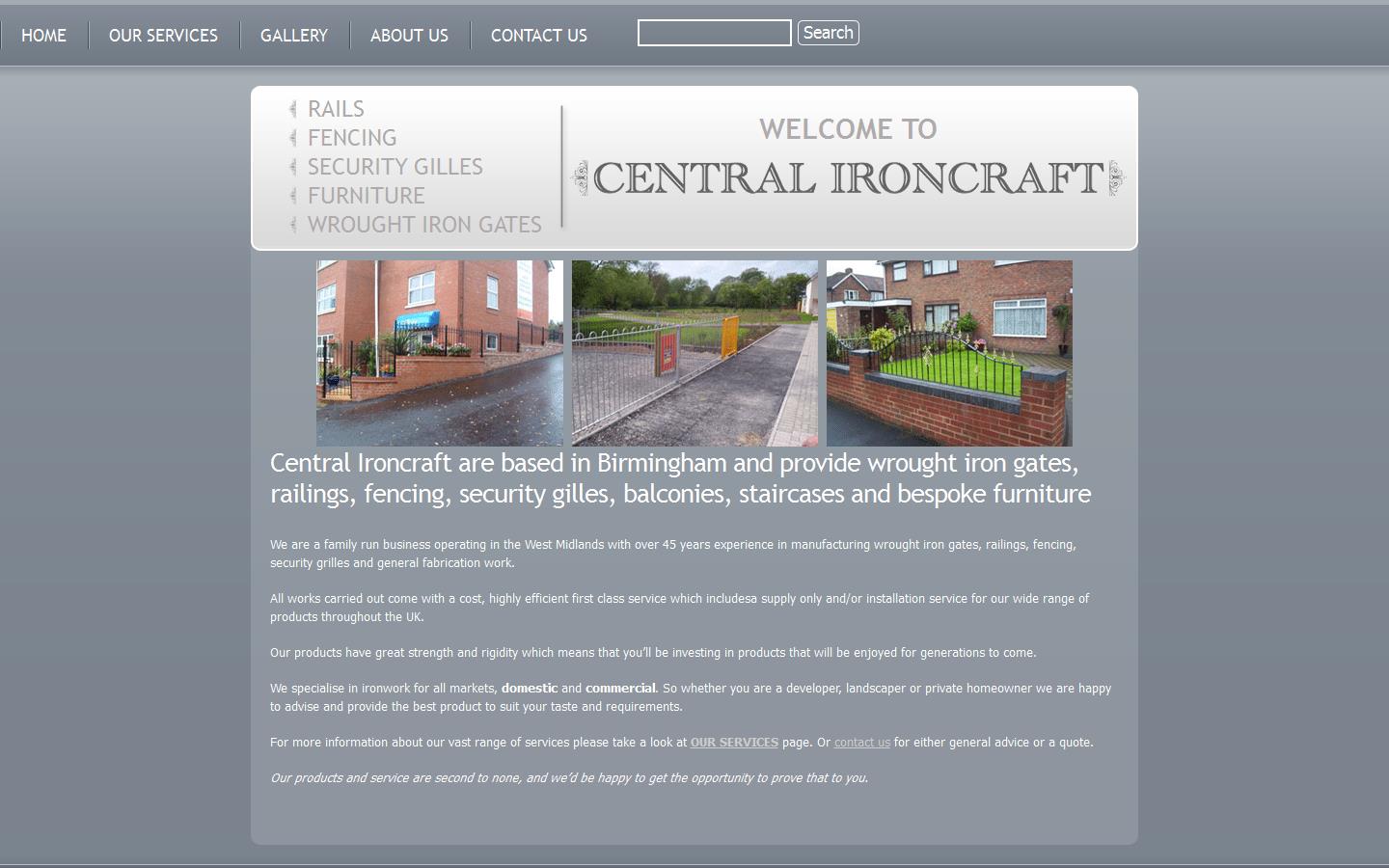 Central Ironcraft Website