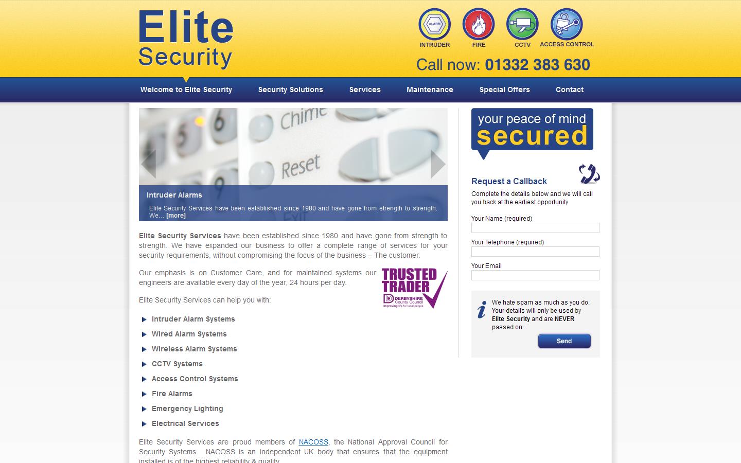 Elite Security Services Ltd Website