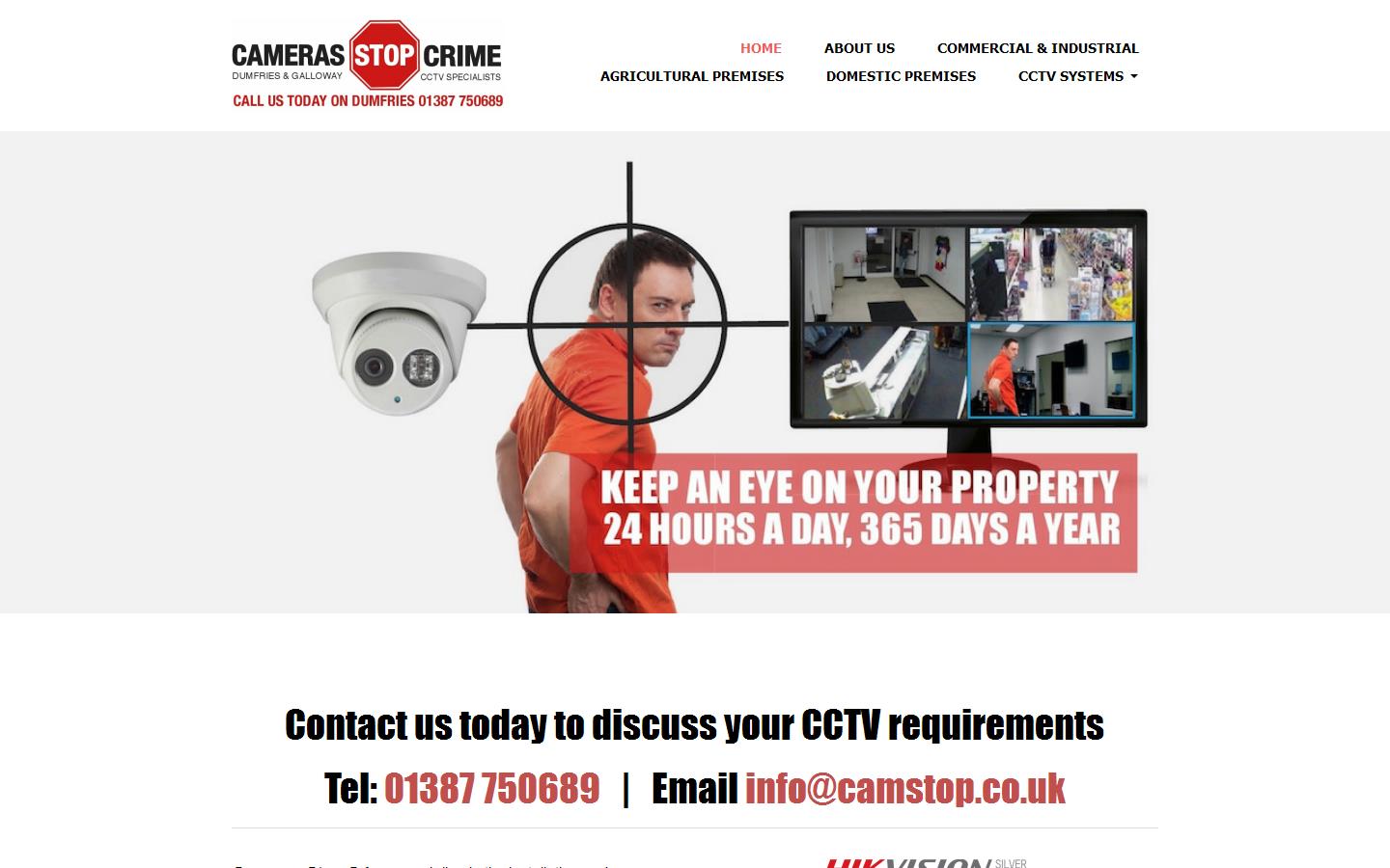 Cameras Stop Crime Website