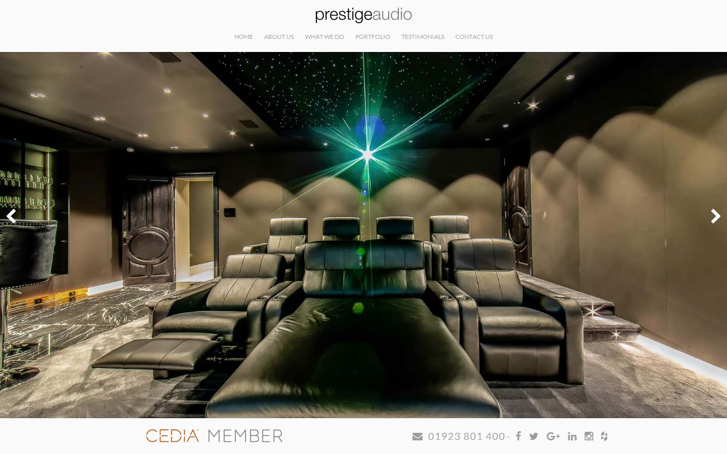 Prestige Audio Website