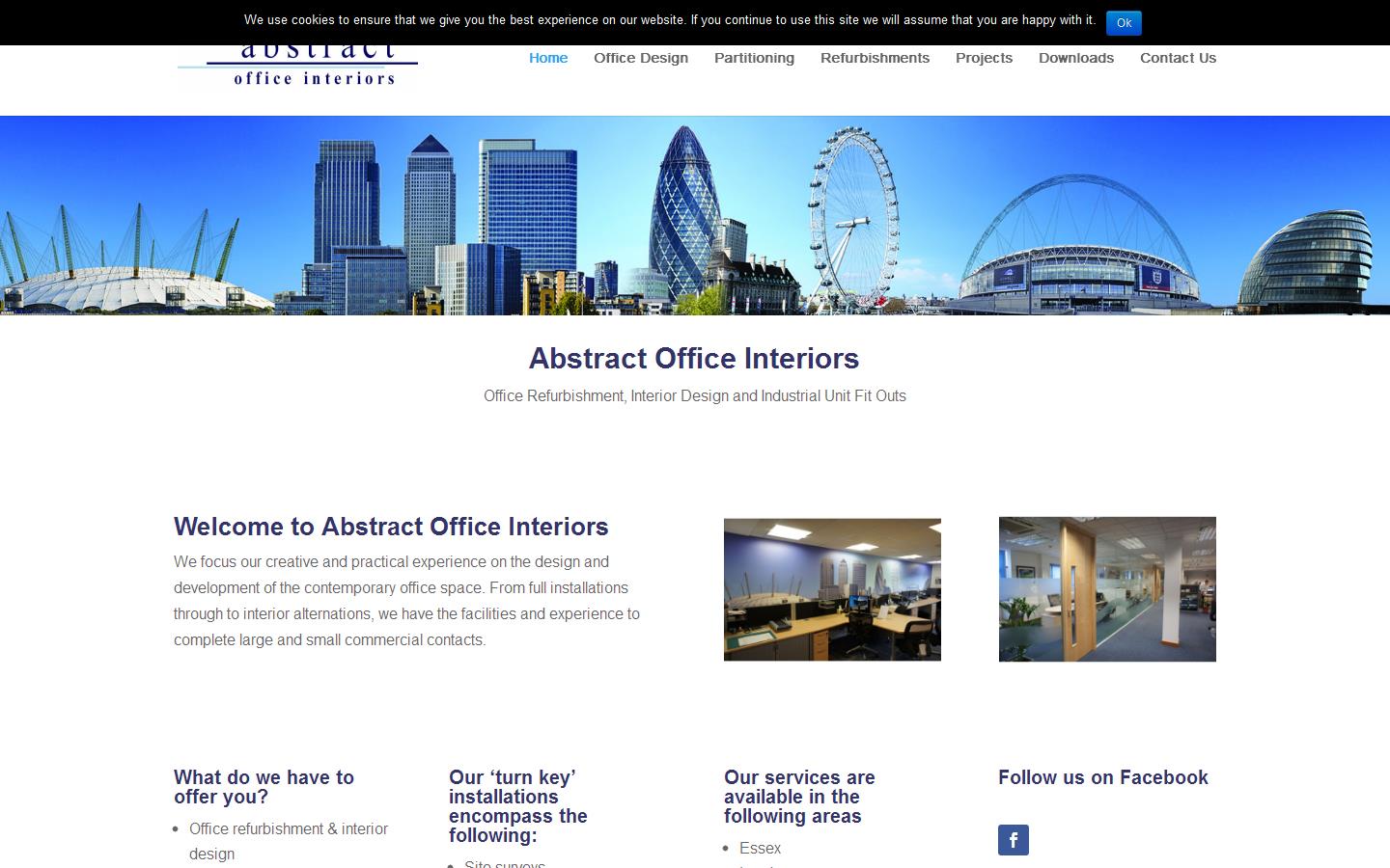 Abstract Interiors Website