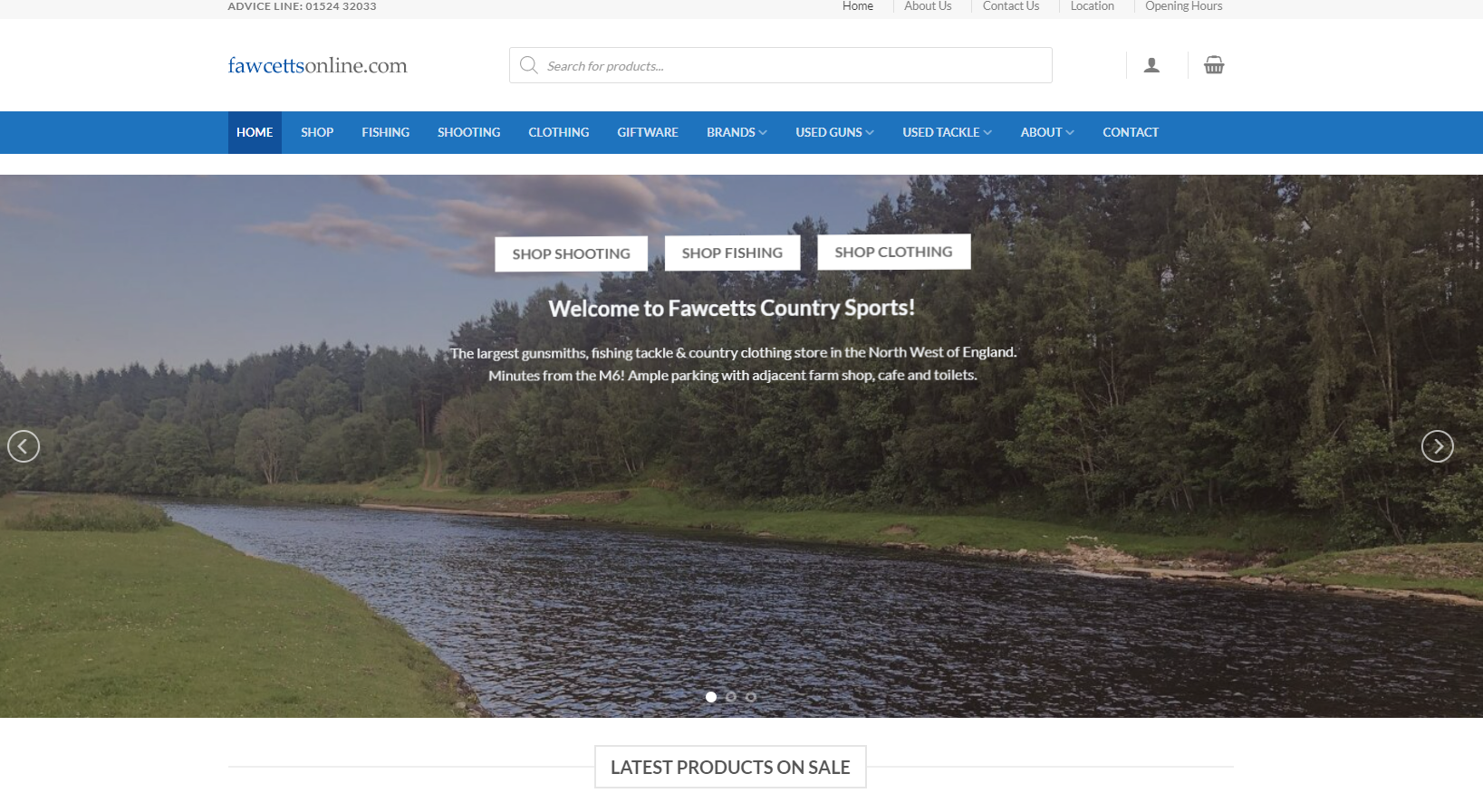 Fawcetts Country Sports Website