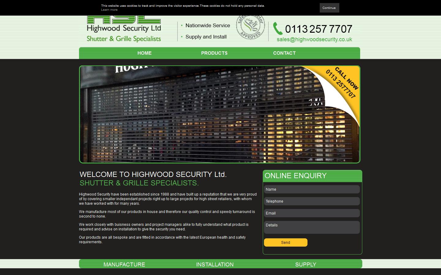 Highwood Security Ltd Website