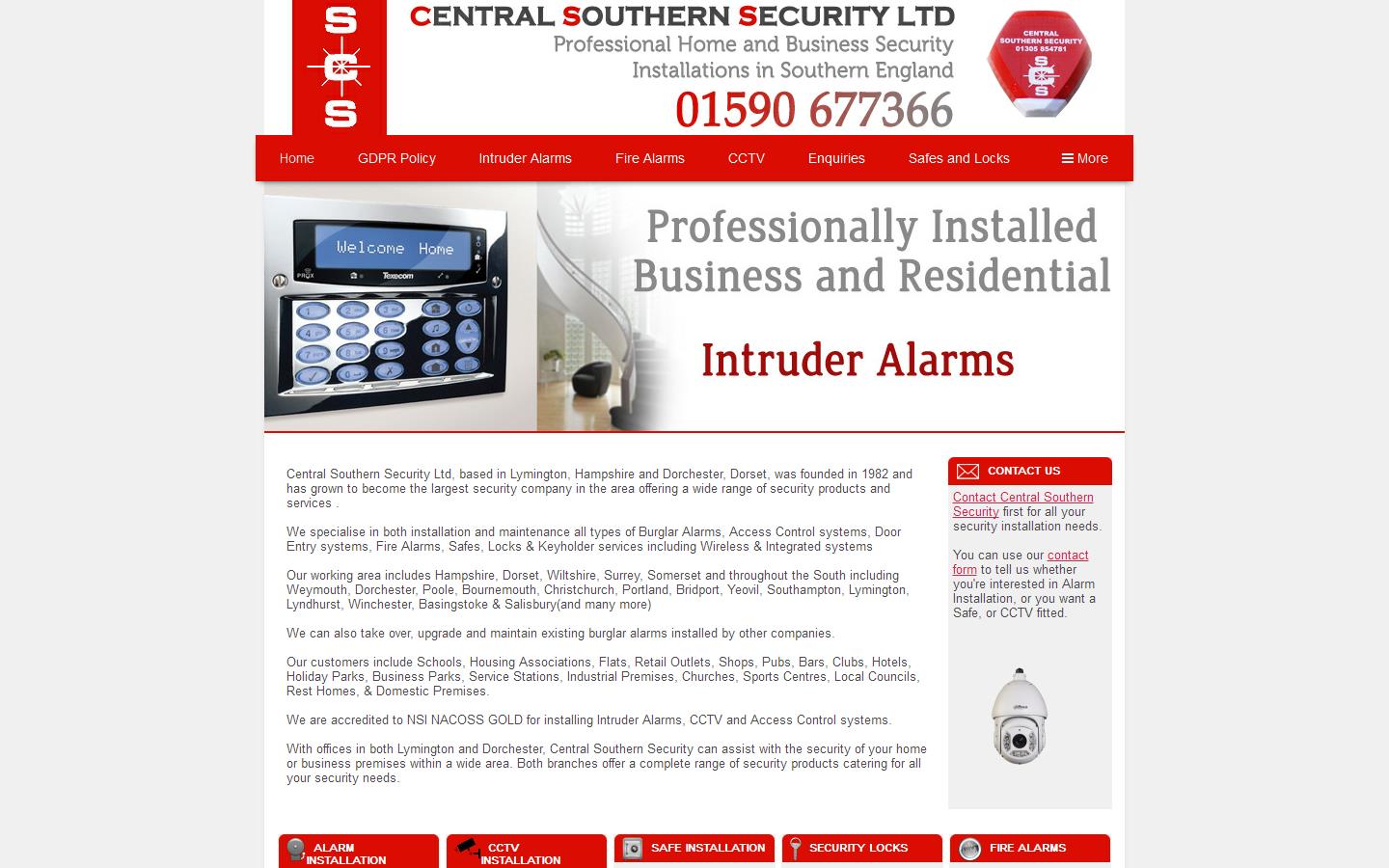 Central Southern Security Website