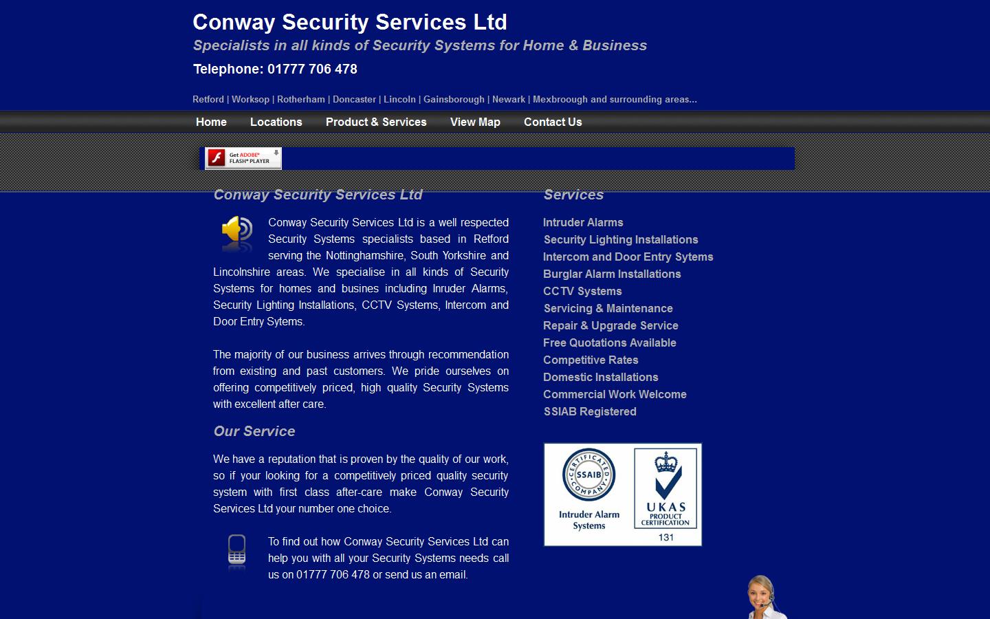 Conway Security Services Ltd Website