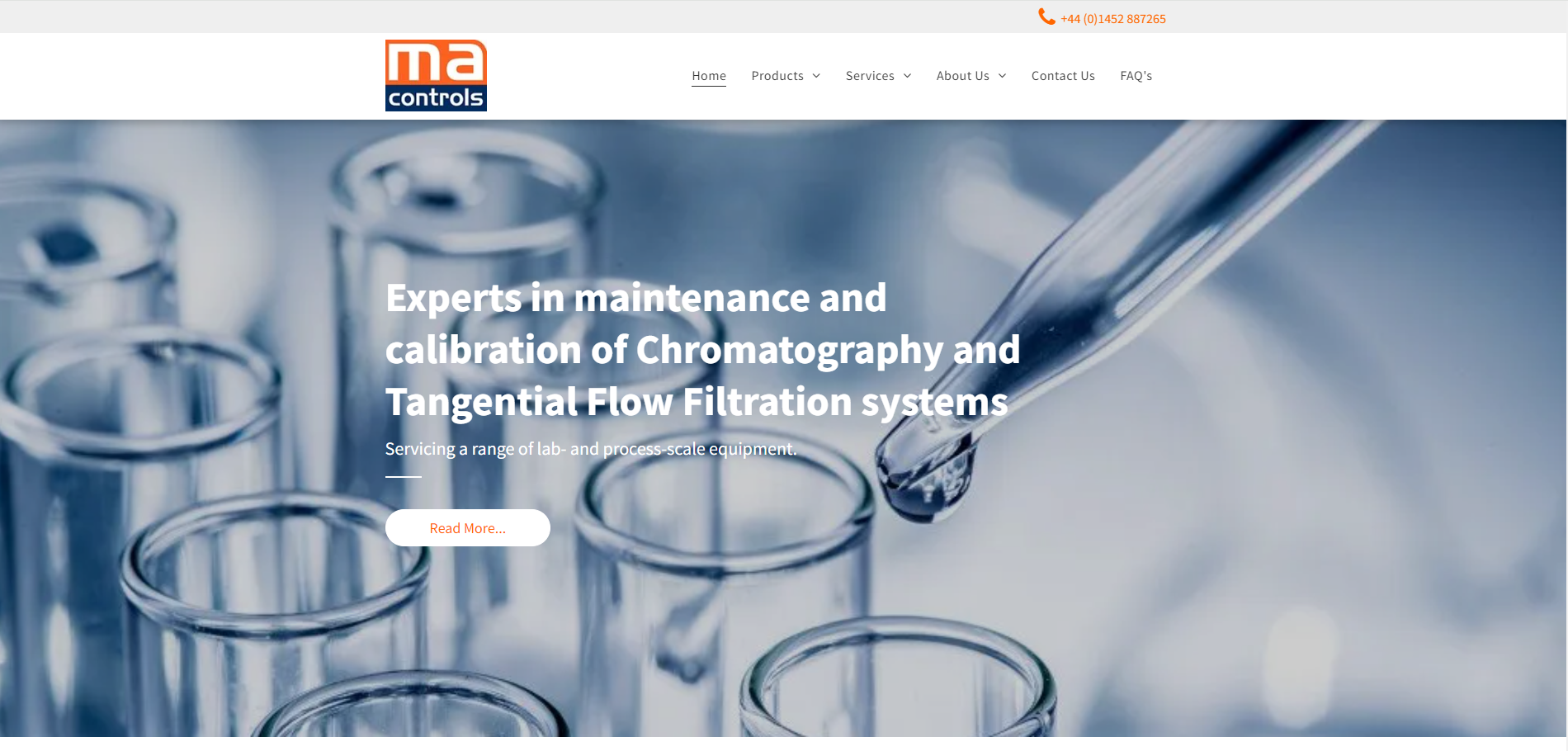 M A Controls Website