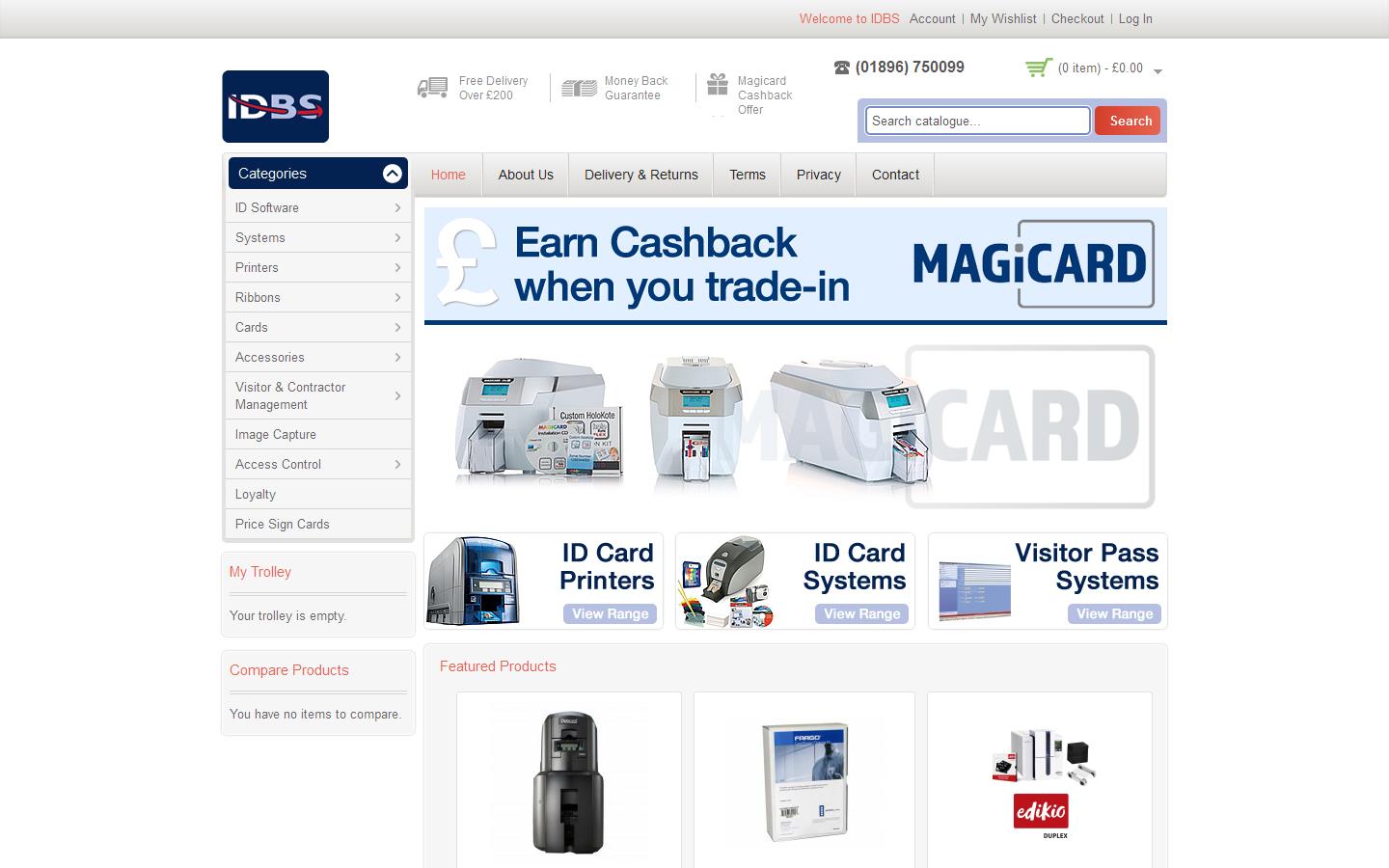 I D Bureau Services Website