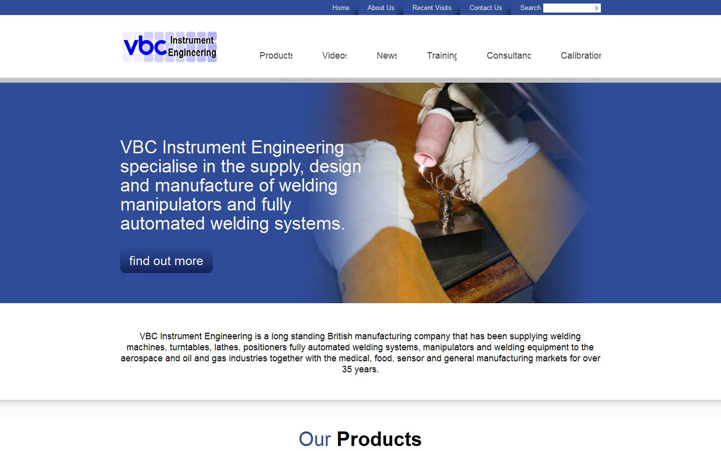 V B C Engineering Ltd Website