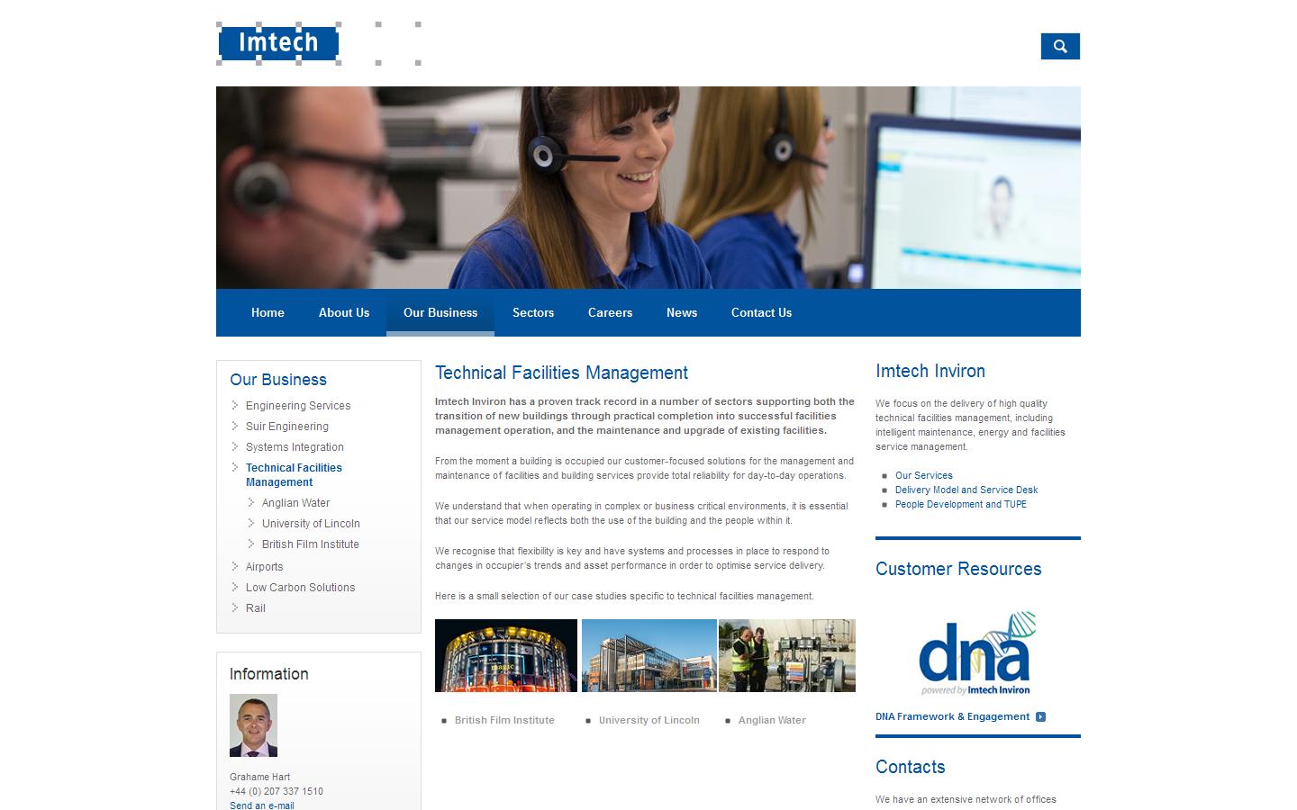 Dalkia Facilities Ltd Website