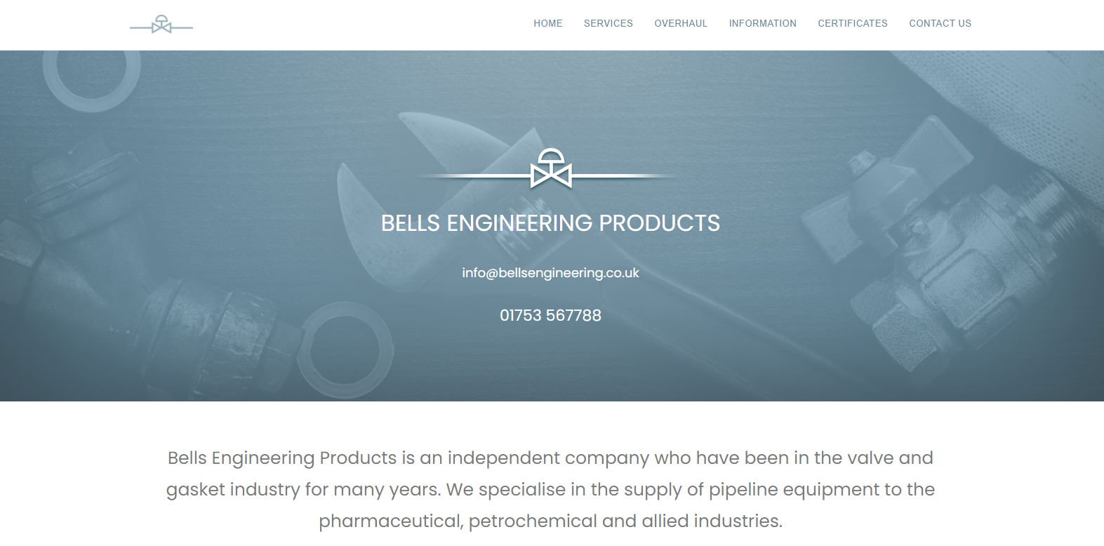 Bells Engineering Products Website