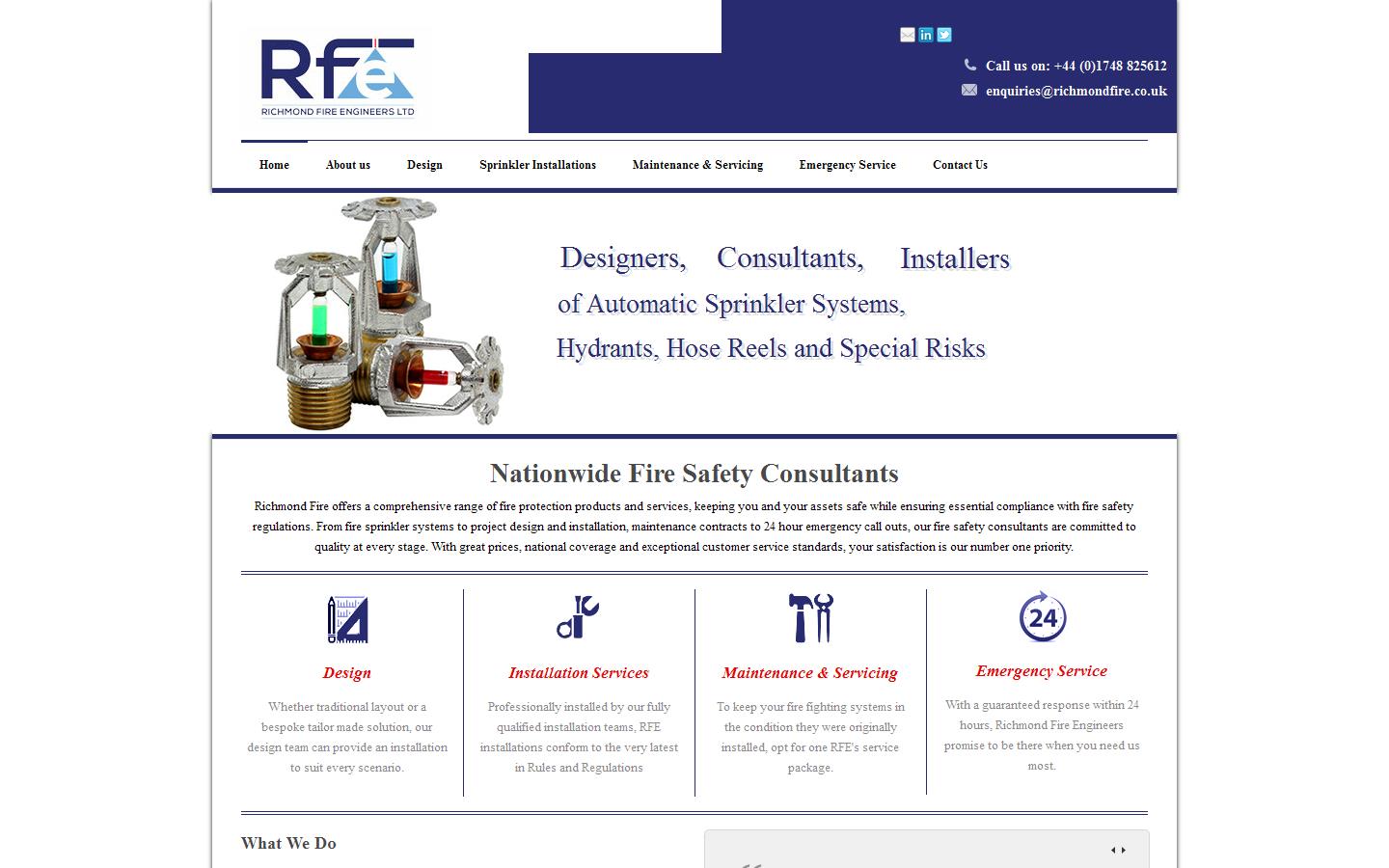 Richmond Fire Engineers Ltd Website