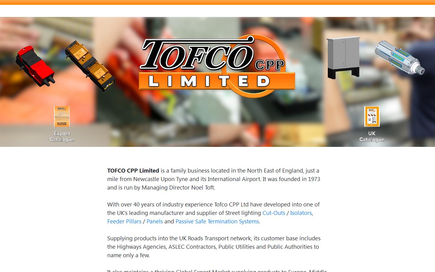 Tofco C P P Ltd Website