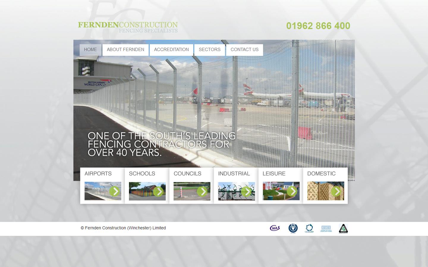 Fernden Construction Website