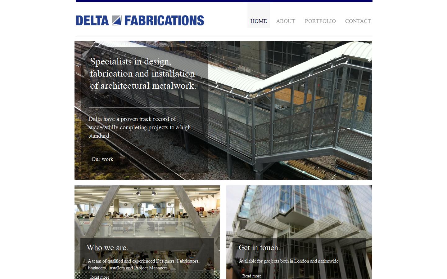 Delta Fabrications Website